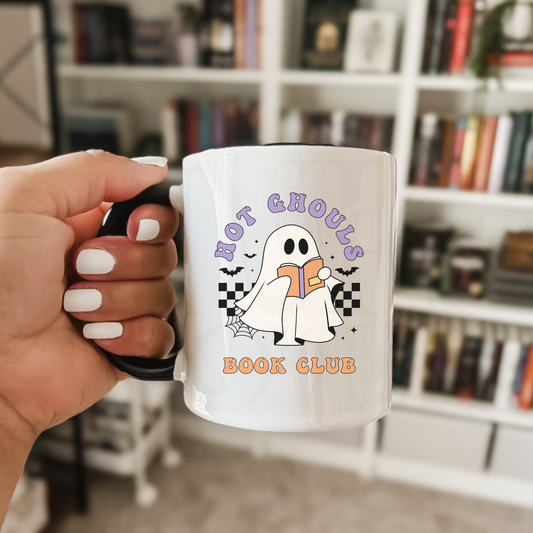 Hot Ghouls Book Club Bookish Mug