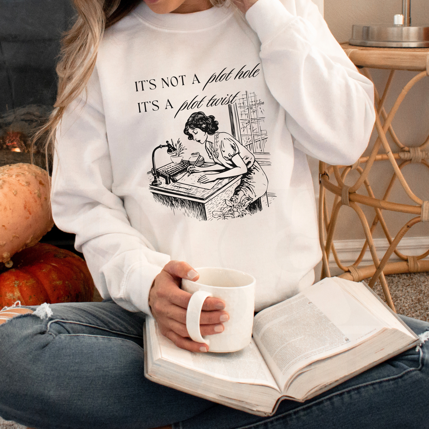 It's A Plot Twist Author Sweatshirt