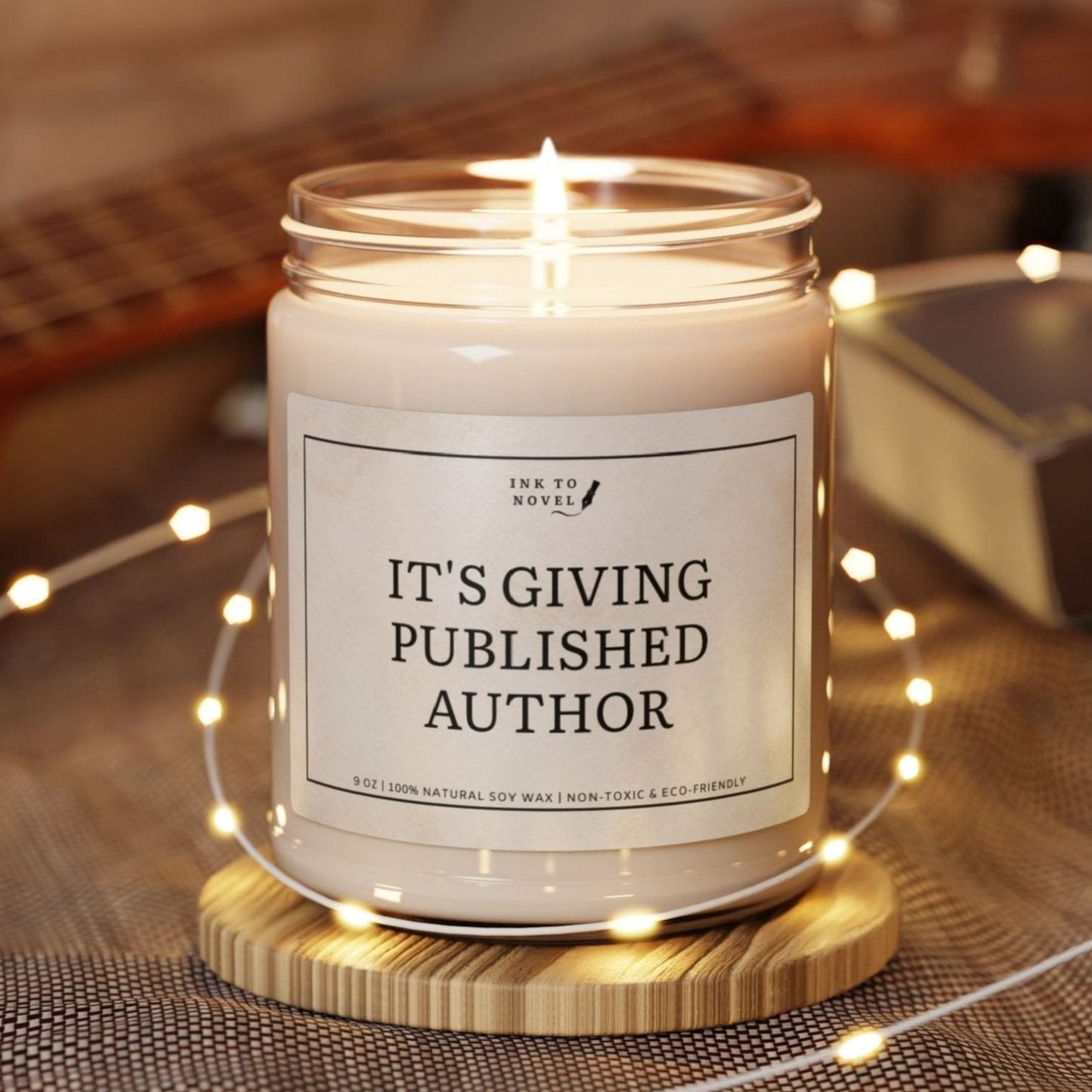 It's Giving Published Author Candle